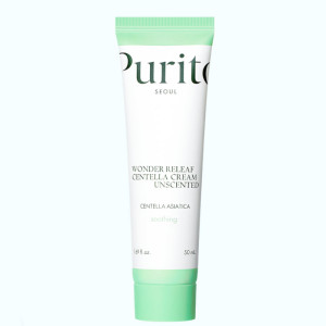 Крем с цинтелой без масел Seoul Wonder Releaf Centella Cream Unscented, PURITO - 50 мл