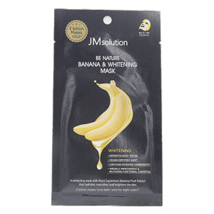 купить Тканевая отбеливающая маска с банановым экстрактом Be Nature Banana & Whitening Mask, JMSOLUTION - 1 шт