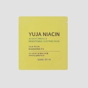 Фото Пробник ночной  маски  SOME BY MI YUJA NIACIN 30 DAYS MIRACLE BRIGHTENING SLEEPING MASK - 1 шт