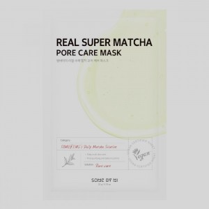Тканевая маска с чаем матча SOME BY MI Real Super Matcha pore Care Mask - 20 г