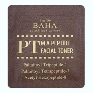 купить ПРОБНИК тонер пептидный с матриксилом и аргиреллином M.A PEPTIDE FACIAL TONER Sample (PT), COS DE BAHA - 1.5 мл