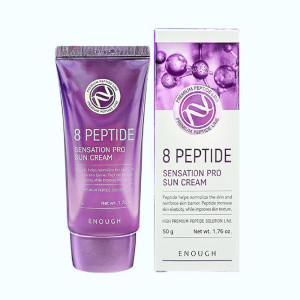Купить оптом Солнцезащитный крем Пептиды 8 Peptide Sensation Pro Sun Cream, ENOUGH - 50 мл