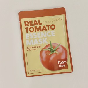 Тканевая маска для лица с томатом FARMSTAY REAL TOMATO ESSENCE MASK -  23 мл