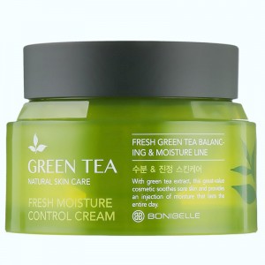 Купить оптом Крем для лица с зеленым чаем Enough Bonibelle  green tea fresh moisture control cream - 80 мл