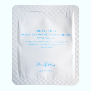 Купить оптом ПРОБНИК Солнцезащитный увлажняющий крем Aqua Glowing Sunscreen, Dr.Althea Pro Lab - 45 мл