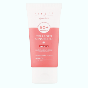Солнцезащитный крем с коллагеном Signature Collagen Sunscreen SPF50+, JIGOTT - 70 мл