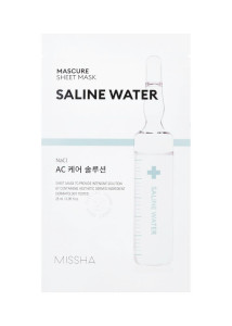 Купить оптом Тканевая маска против высыпаний с экстрактом соленой воды Mascure AC Care Solution Sheet Mask, MISSHA - 28 мл
