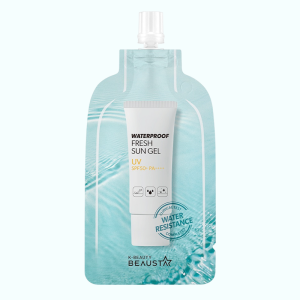 купить Солнцезащитный водостойкий гель Waterproof Fresh Sun Gel SPF50, BEAUSTA - 15 мл
