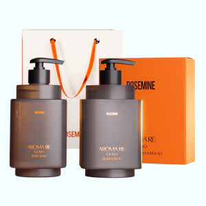 Купить оптом Набор для тела Aroma Re: Goyo Body Set, ROSEMINE - Body Lotion 300 ml + Body Wash 300 ml 