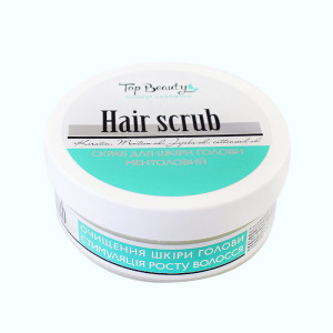 Скраб для кожи головы Hair scrub ментоловый Top Beauty - 250 мл