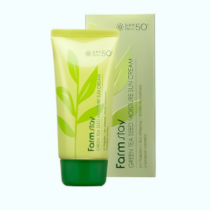 Купить оптом Солнцезащитный увлажняющий крем Green Tea Seed Moisture Sun Cream SPF50  FarmStay - 70 мл