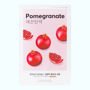 Купить оптом Тканевая маска с экстрактом граната Airy Fit Sheet Mask Pomegranate, MISSHA - 1 шт.