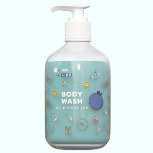 Купить оптом Гель для душа с ароматом черничный джем Kids BODY WASH Blueberry Jam, HISKIN - 400 мл