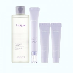 Набор Fraijour базовый Лифтинг и Осветление Retin-Collagen 3D Core toner 250 ml + Eye cream 15 ml+ Cream 2*10 ml