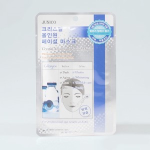Купить оптом Тканевая маска с коллагеном Mijin Junico Crystal All-in-one Facial Collagen mask - 25 мл