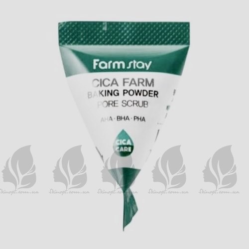 Купить оптом Содовый скраб с центеллой азиатской FARMSTAY CICA FARM BAKING POWDER PORE SCRUB - 7 г