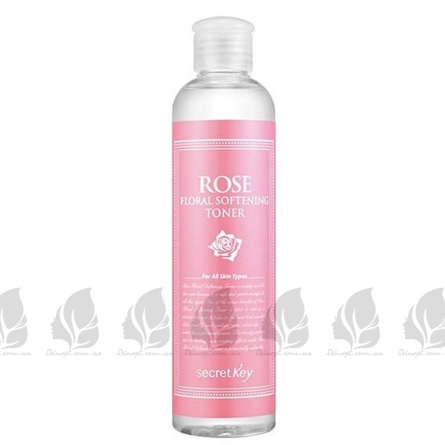 Купить оптом Тонер с экстрактом розы и омолаживающим комплексом Secret Key Rose Floral Softening Toner - 250 мл