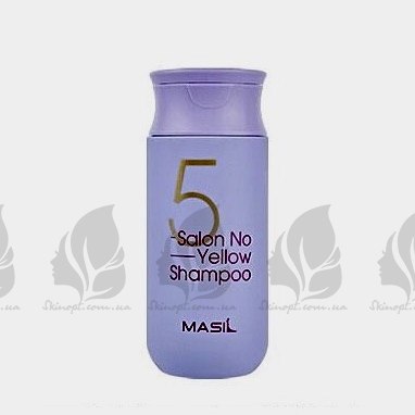 Купить оптом Низкокислотный шампунь для блондинок MASIL 5 SALON NO YELLOW SHAMPOO - 150 мл