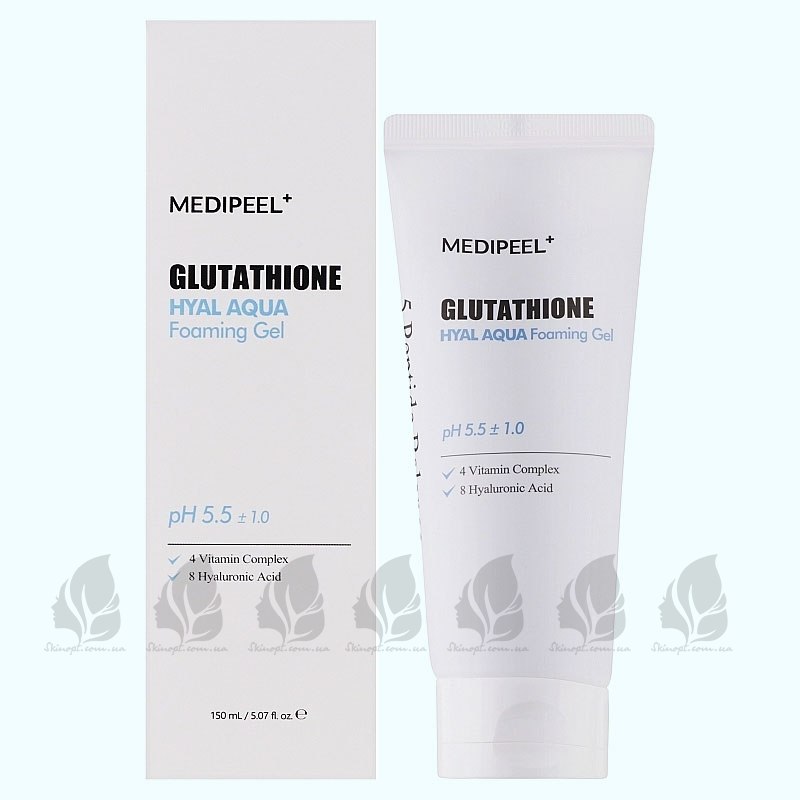 Купить оптом Гель для умывания  увлажняющий Glutathione Hyal Aqua Foaming Gel Cleanser, MEDI-PEEL - 150ml