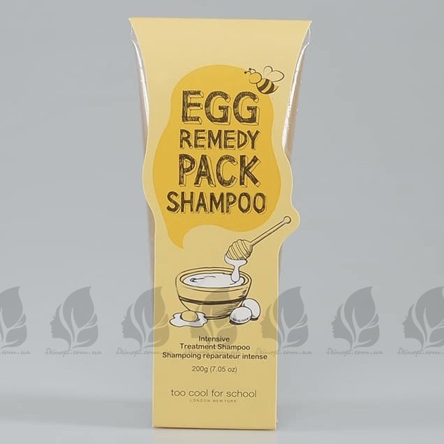 Купить оптом Шампунь для волос с яичным желтком Too Cool For School Egg Remedy Pack Shampoo - 200 г