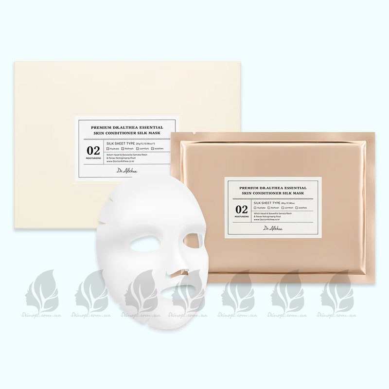 Купить оптом Маска для лица тканевая DR. ALTHEA Premium Essential Skin Conditioner Silk Mask - 5 шт * 28 гр
