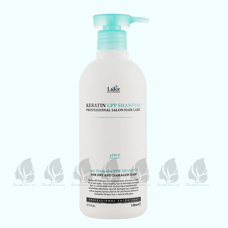 Купить оптом Кератиновый шампунь для волос с комплексом аминокислот Keratin LPP Shampoo Lador PH 6,0 - 530 мл