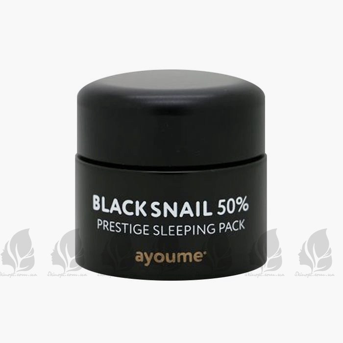 Купить оптом Несмываемая маска для лица с черной улиткой Ayoume Black Snail Prestige Sleeping Pack - 50 мл