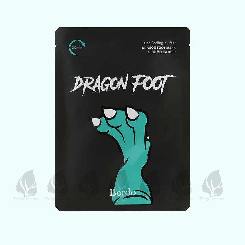 Купить оптом Пилинг-носочки Dragon Foot Peeling Mask, Bordo COOL - 40 гр