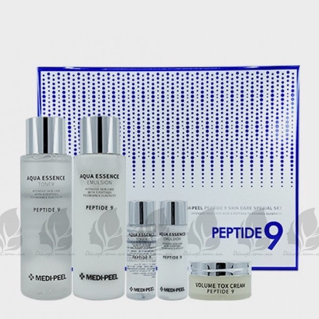 Купить оптом Набор средств для лица с пептидами Medi-Peel Peptide 9 Skin Care Special Set - 5 предметов