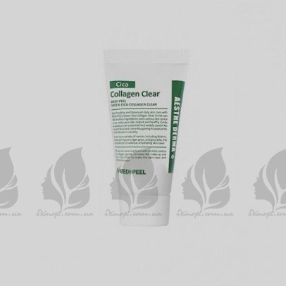Купить оптом Миниатюра очищающей пенки для чувствительной кожи Medi-Peel Green Cica Collagen Clear - 28 мл