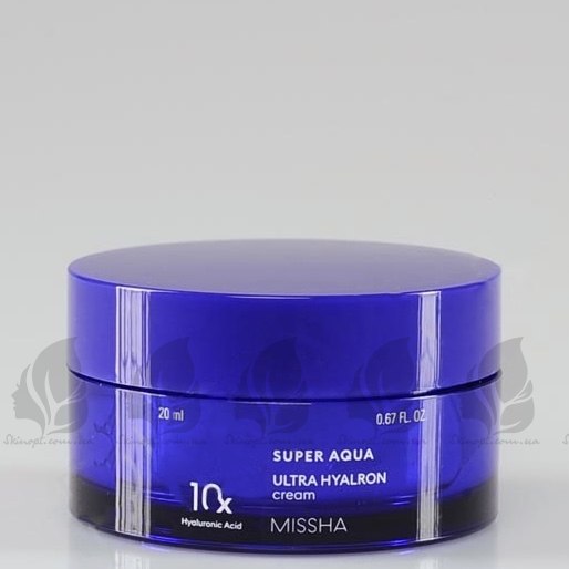 Купить оптом Увлажняющий крем для лица Missha Super Aqua Ultra Hyalron Cream 10x - 20 мл