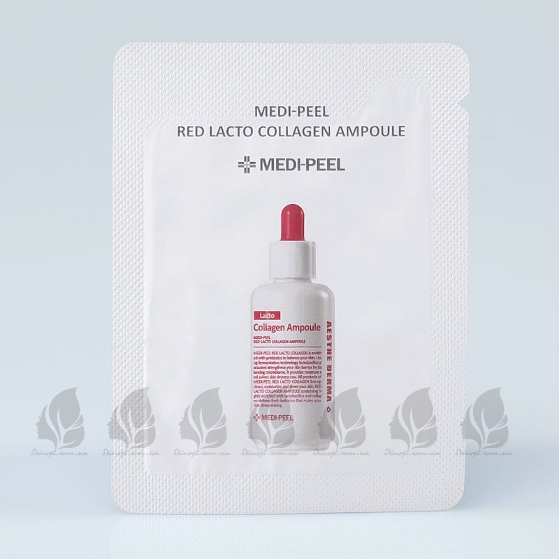 Купить оптом Пробник сыворотки для лица с коллагеном и пробиотиками Medi-Peel Red Lacto Collagen Ampoule - 1 шт.