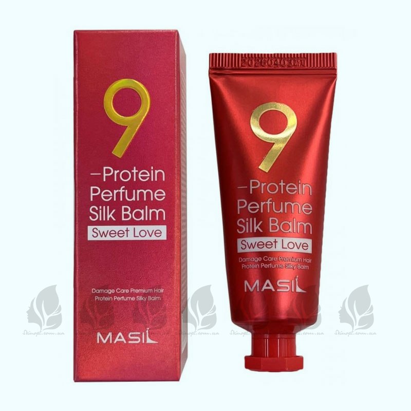 Купить оптом Бальзам несмываемый для волос с протеинами Masil 9 Protein Perfume Silk Balm Sweet Love - 20ml