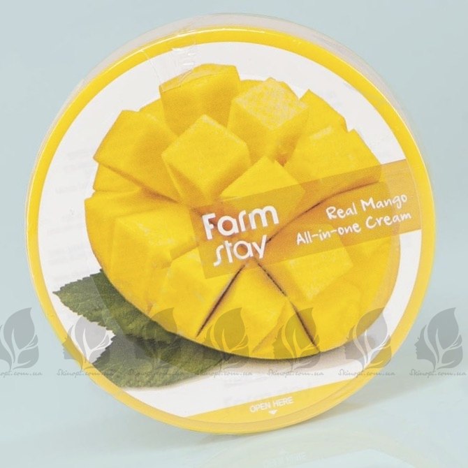 Купить оптом Крем для лица и тела с манго FARMSTAY REAL MANGO ALL-IN-ONE CREAM - 300 мл