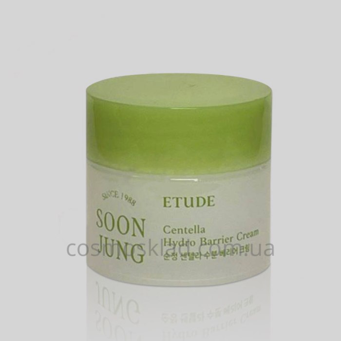 Купить Мини-версия крема для лица с центеллой Etude House Soonjung Centella Hydro Barrier Cream - 10 мл