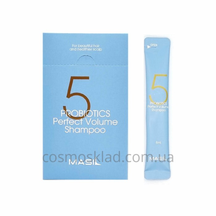 Придбати Набір міні-версій шампуню для об'єму волосся з пробіотиками MASIL 5 PROBIOTICS PERFECT VOLUME SHAMPOO - 8 мл * 20 шт