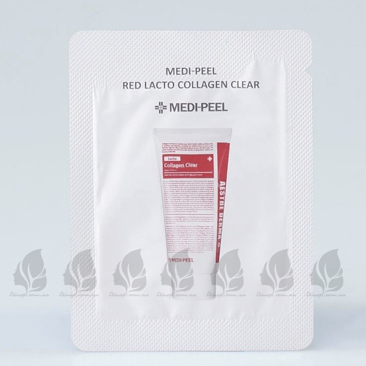 Купить оптом Пробник пенки для умывания с коллагеном Medi-Peel Red Lacto Collagen Clear - 1 мл
