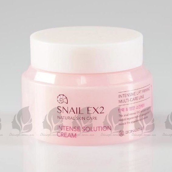 Купить оптом Улиточный крем для лица Enough Bonibelle snail EX2 intense solution cream - 80 мл